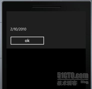 Windows Phone 7 日期选择控件DatePicker和时间选择控件TimePicker _日期选择控件_04