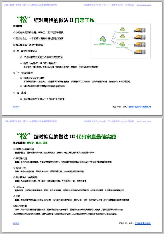 《火星人敏捷开发手册2012-12-25》版发布：松结对编程 _编程_02