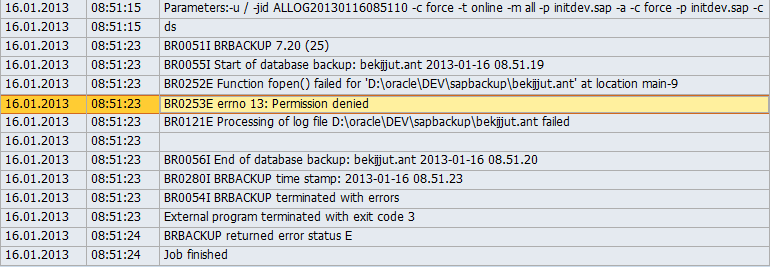 SAP DB13数据库备份相关问题_DB13 init.sap tape d