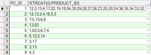 Oracle多行记录合并 自定义函数 STRCAT_列合并_04