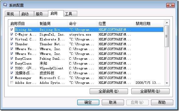 使用msconfig系统配置排除系统故障_二分法_04