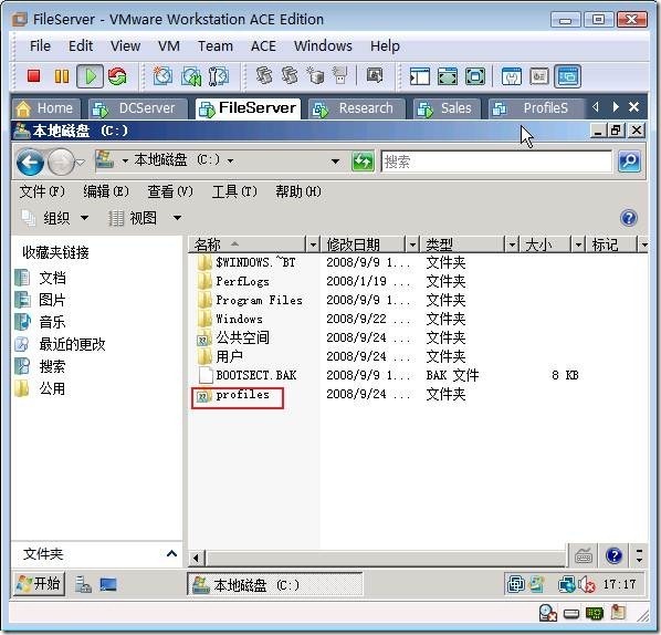 为域用户创建漫游用户配置文件_对话框