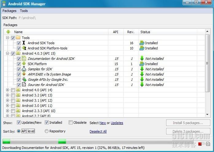 Android 4.0：Unable to find a 'userdata.img' file for ABI armeabi to copy into the AVD folder_Android