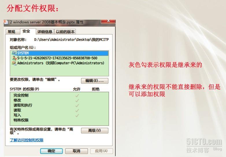 微软MCITP系列课程（六）NTFS磁盘的安全与管理_NTFS权限_06