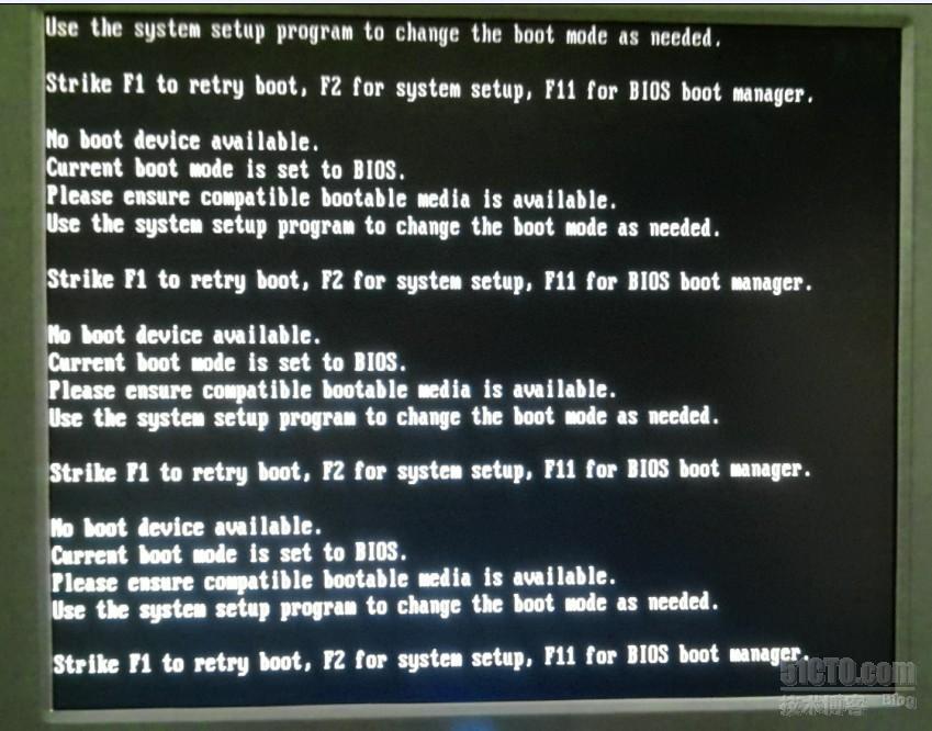 dell-r610重启找不到磁盘 进入不了系统_device not found_03