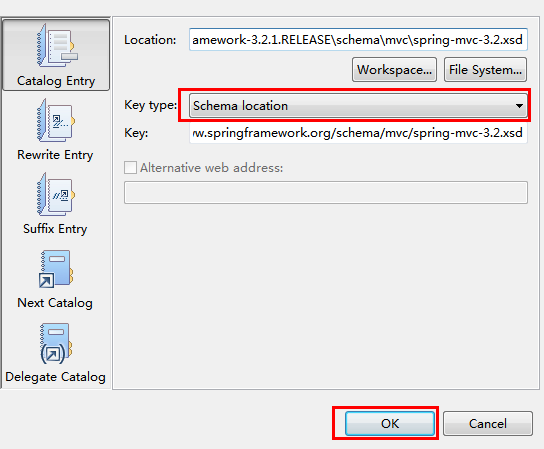 eclipse中设置spring的applicationContext等配置文件的提示_eclipse_03