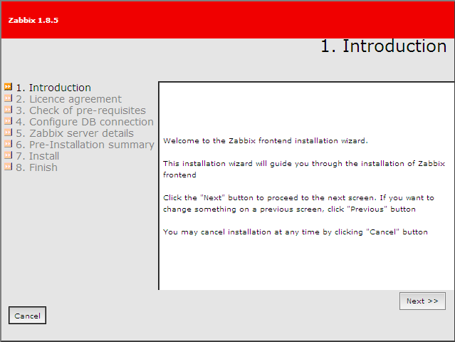 zabbix 1.8.5 服务端安装部署_zabbix nagios 监控