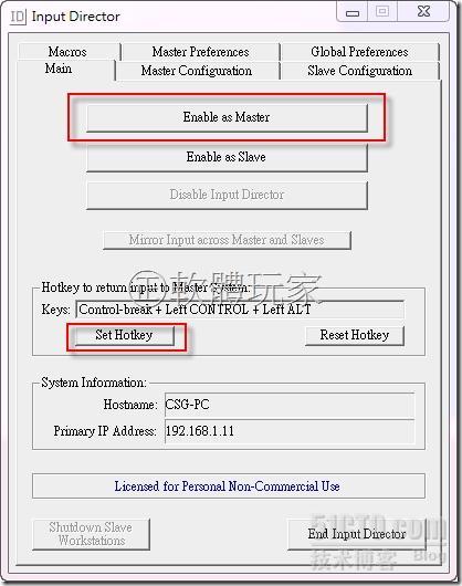 二、免费KVM_Input Director帮你用一套键盘鼠标操作多台电脑 _双屏