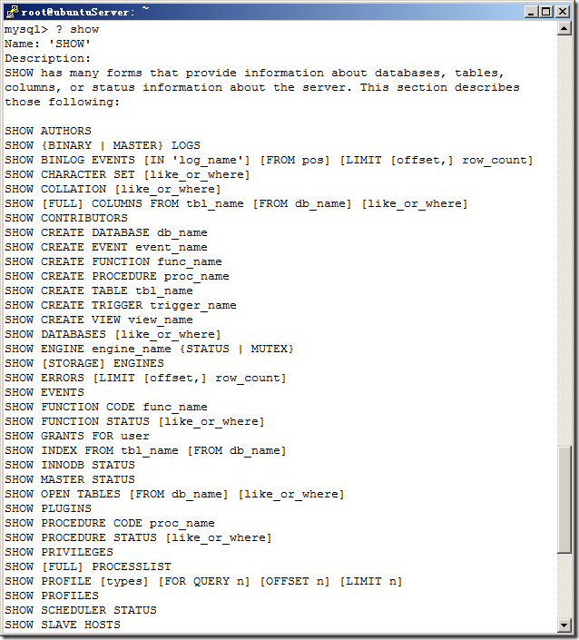 mySQL 教程 第2章 安装和介绍mySQL_mysql _31