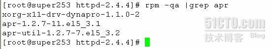 如何在redhat5.4上面安装2.4.4版本的apache服务器_的_04