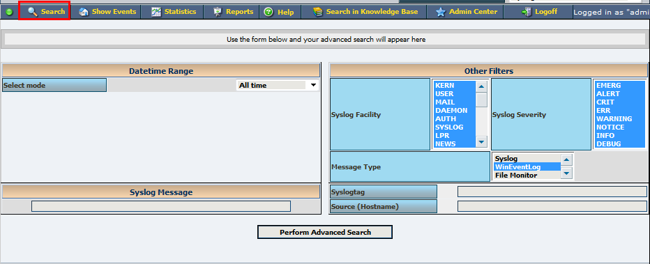                   loganalyzer的简单使用（转）_rsyslog_05