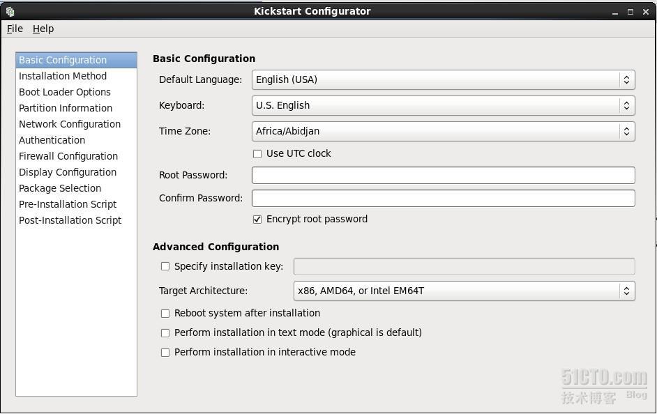 Linux常用命令笔记--kickstart_Linux常用命令