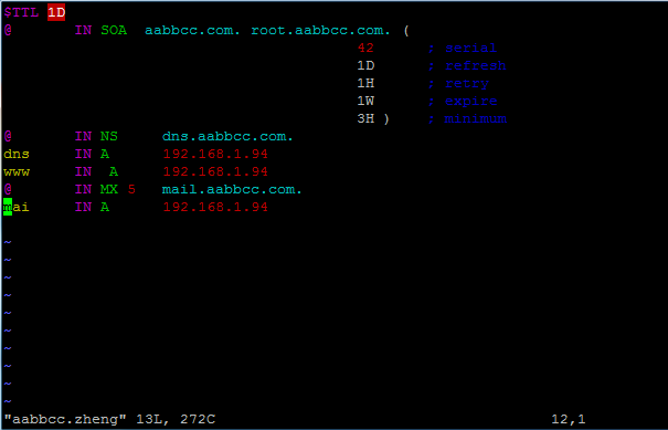 CentOS6.3 搭建DNS_CentOS6.3 搭建DNS_04