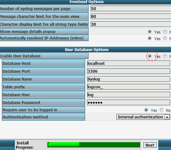  rsyslog+mysql+loganalyzer构建日志服务器_rsyslog_06