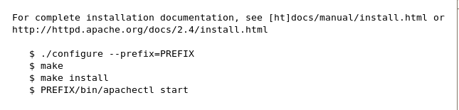 Linux系统httpd-2.4.4的安装_Linux httpd 源码安装_03