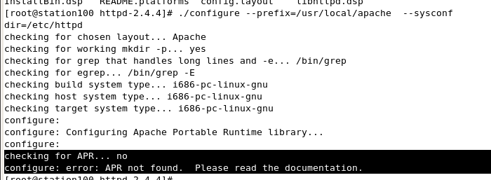 Linux系统httpd-2.4.4的安装_Linux httpd 源码安装_04