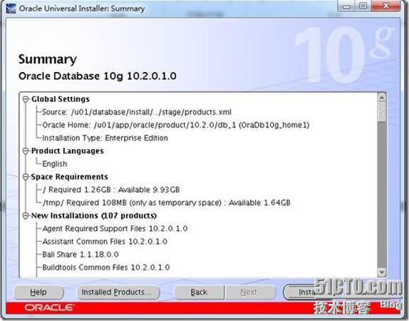 oracle 10G 安装笔记_Oracle_23