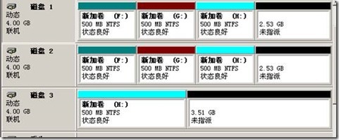 windows 2003建立RAID-0 , RAID0-1, RAID-5 卷。（vmware环境）_动态_39