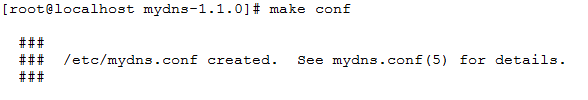 LAMP应用之Mydns_linux