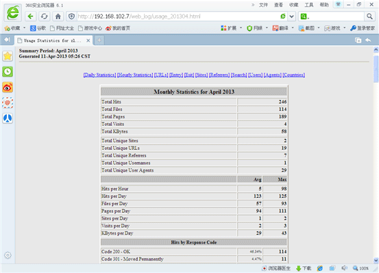 WEB日志分析工具（Webslizer和AWstats）_AWstats_20