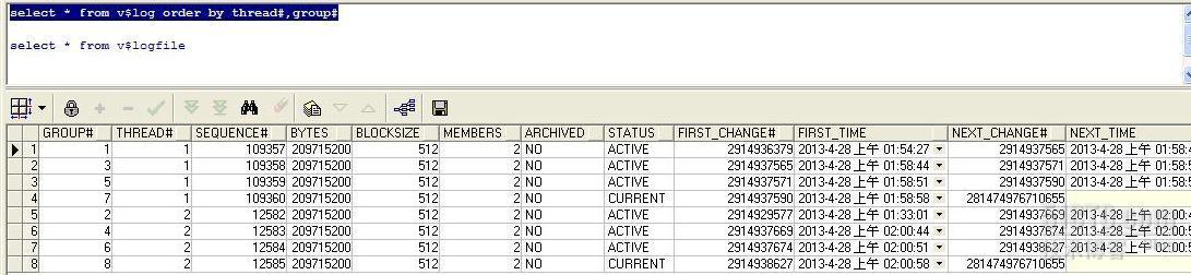 ORACLE 11G RAC REDO LOG 生产库扩容_生产_04