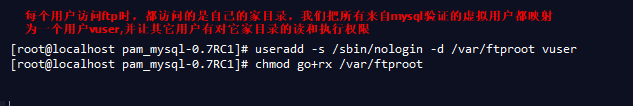 FTP服务系列之vsftpd+pam+mysql实现虚拟用户认证_mysql_03