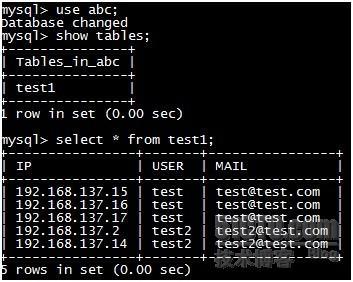 实验mysql主从实现双机同步_操作系统_05