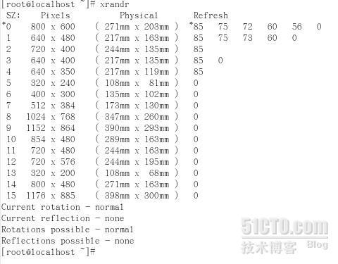 linux 下用命令修改分辨率及自定义分辨率_使用现有分辨率