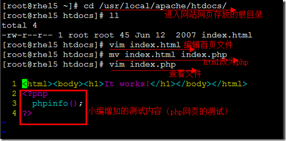 Lamp(linux redhat-5.4)环境的搭建_lamp环境搭建_23