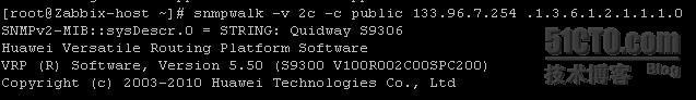 zabbix2.0 监控华为Quidway S9306交换机实例[完整] _return