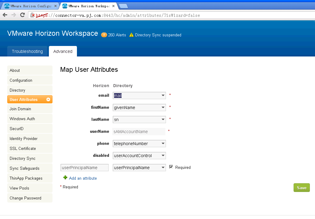 vmware horizon workspace安装与配置（三）——与view的集成_connector_03