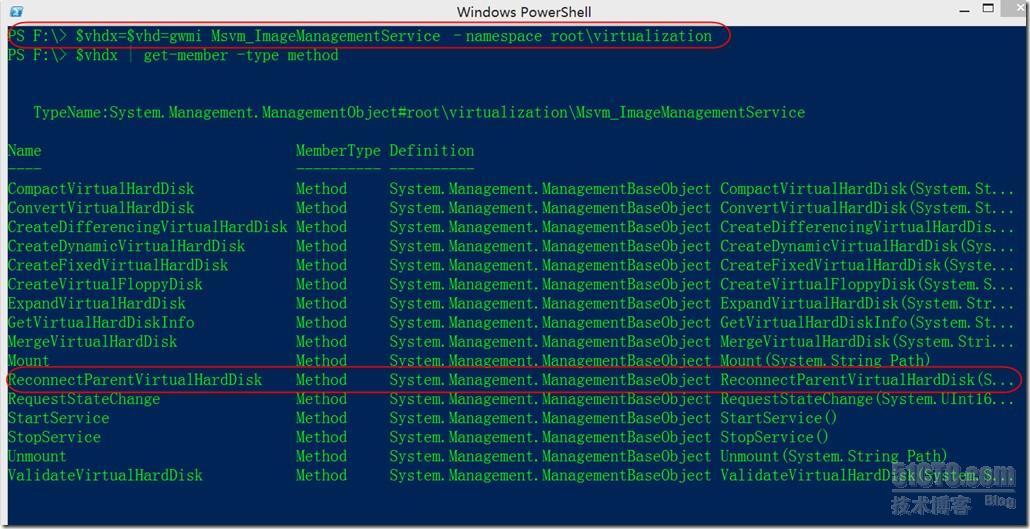 通过Powershell重新挂接父VHD磁盘的方法_vhd_03