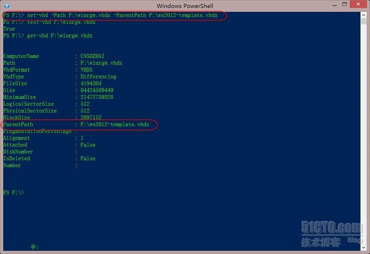 通过Powershell重新挂接父VHD磁盘的方法_Windows Server_07