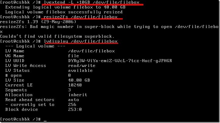 RHEL 5基础篇—管理LVM逻辑卷_逻辑卷_14