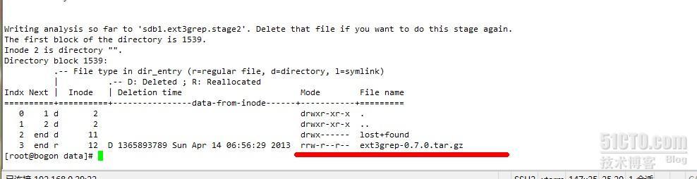利用ext3grep恢复ext3文件系统下的文件！_ext3  ext3grep_02