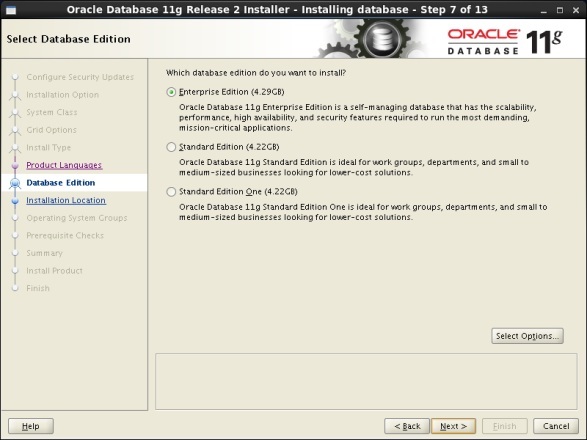 CentOS 6.4上安装 oracle 11g R2图文安装教程_linux oracle 服务开启_09