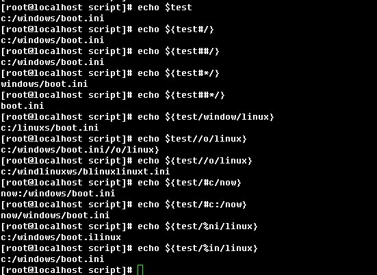 shell中计算字符串长度的方法 查找，替换_shell