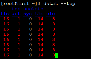 Linux下全面的系统监控工具dstat_dstat用法_23