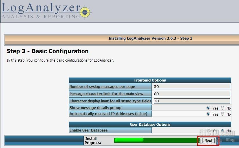 rsyslog+loganalyzer+evtsys搭建集中式监控系统_监控系统_03