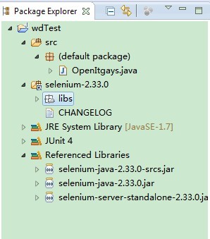 selenium webdriver之eclipse java开发环境搭建_source