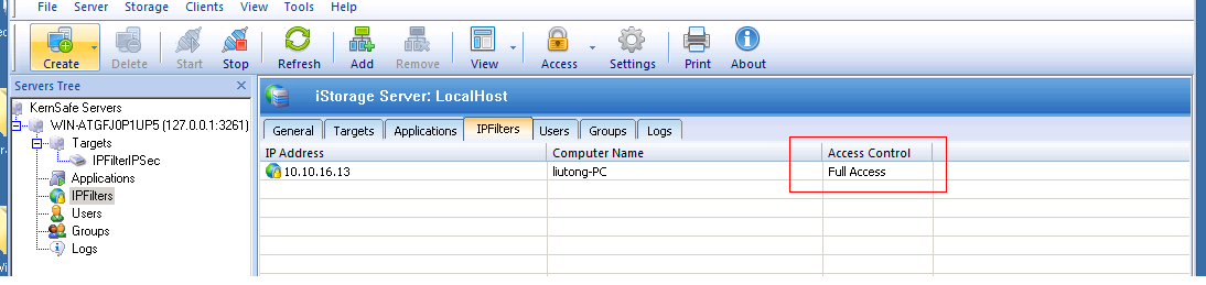 为iStorage server设置ipsec策略_ipsec