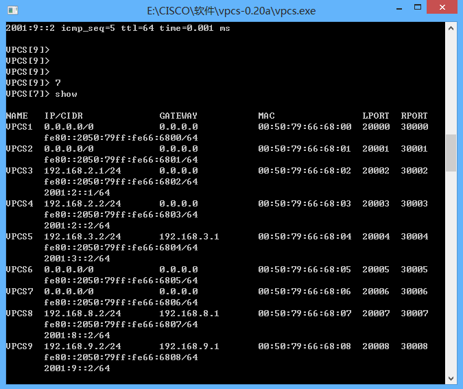 使用GNS3模拟交换机和PC_模拟器_09