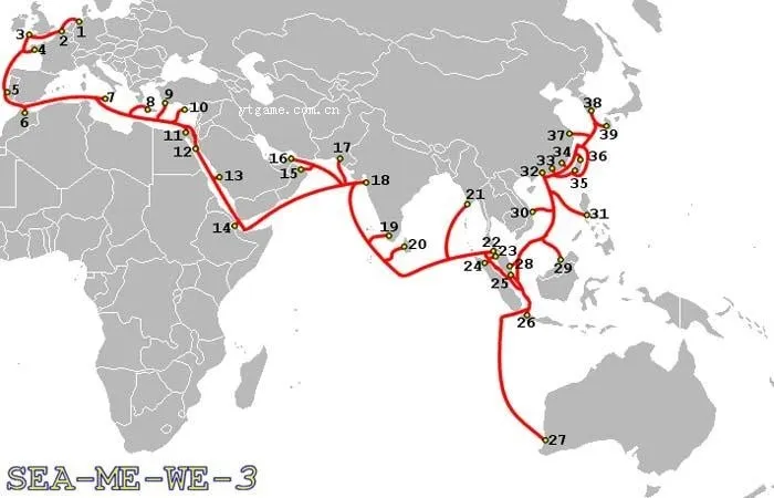 中国网络光缆出口分布图 _光缆_07