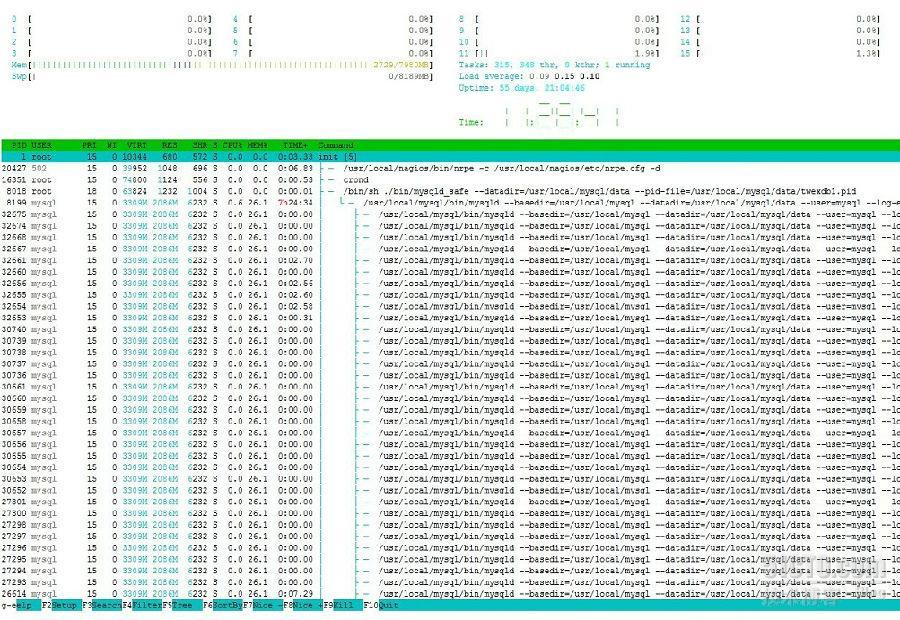 取代top工具的Linux运维利器--htop_C语言_02