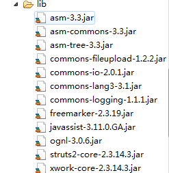 struts-2.3.14.3版本要添加的jar包_struts2 jar包