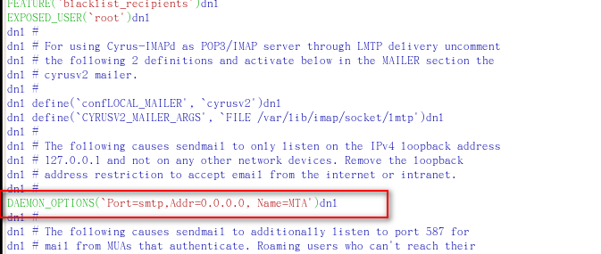 Linux攻略---Sendmail邮件服务器搭建及测试_Linux Sendmail DNS 服_17