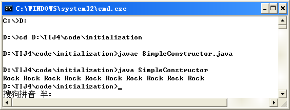 [Thinking in Java]之Initialization & Cleanup（一）_java 初始化