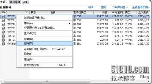 vSphere5.1-卸载与删除数据存储_删除数据存储