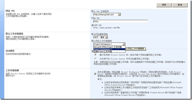 如何定制或修改Project Server 2007 项目工作环境模板_站点模版_12