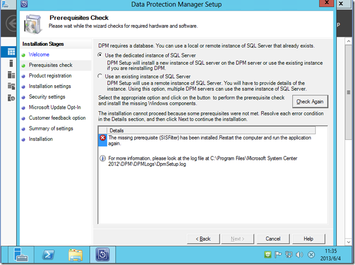 System Center 2012 SP1 Data Protection Manager 初始化与安装_SCDPM2012_06